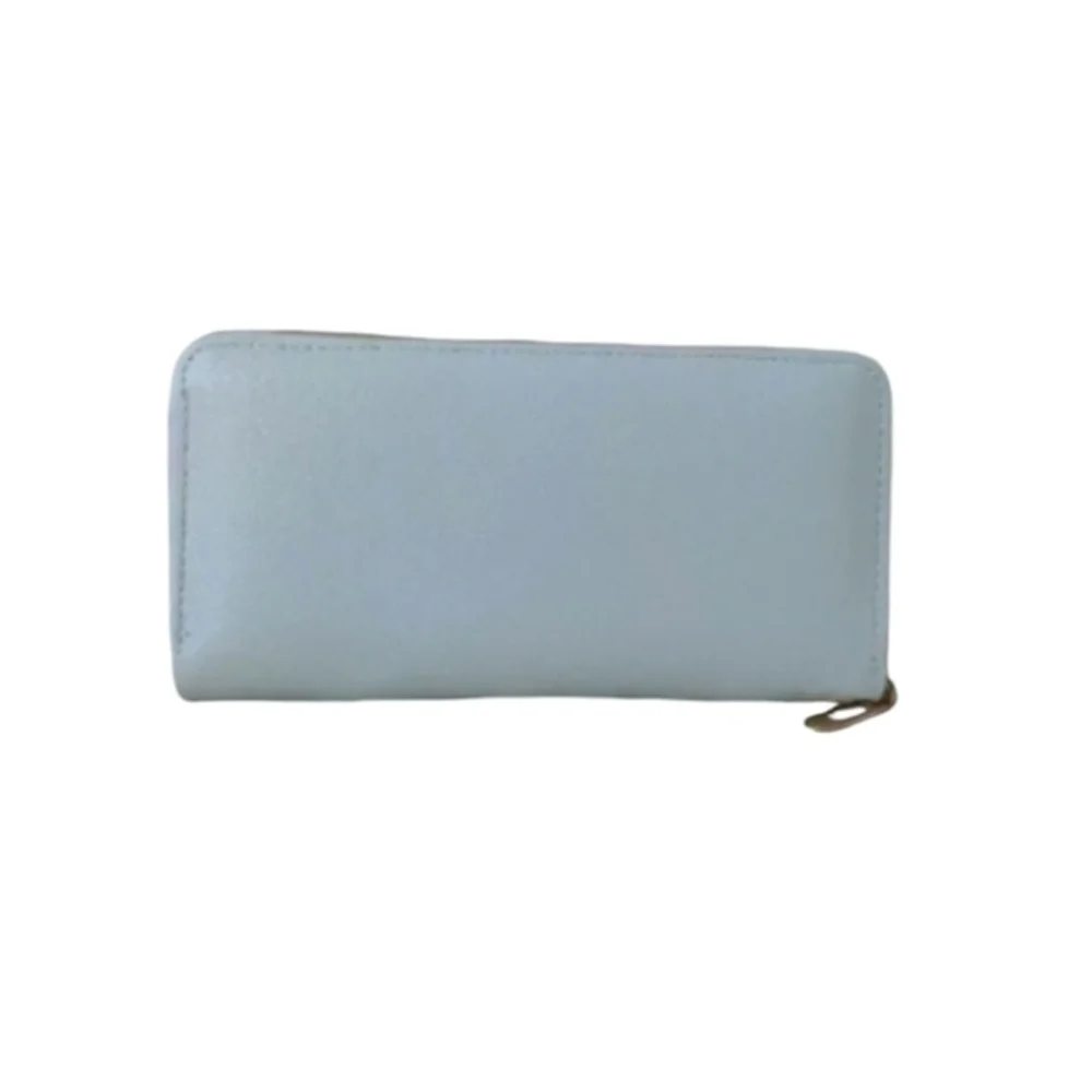 Disney Mickey Minnie Mouse Wallet Blue Womens Small‎ Clutch Wristlet Purse